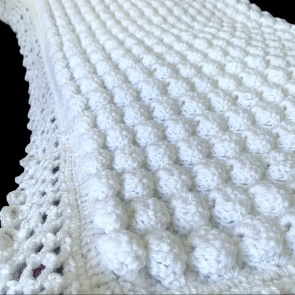 Hand crochet custom made baby blanket - Picture 9 of 16